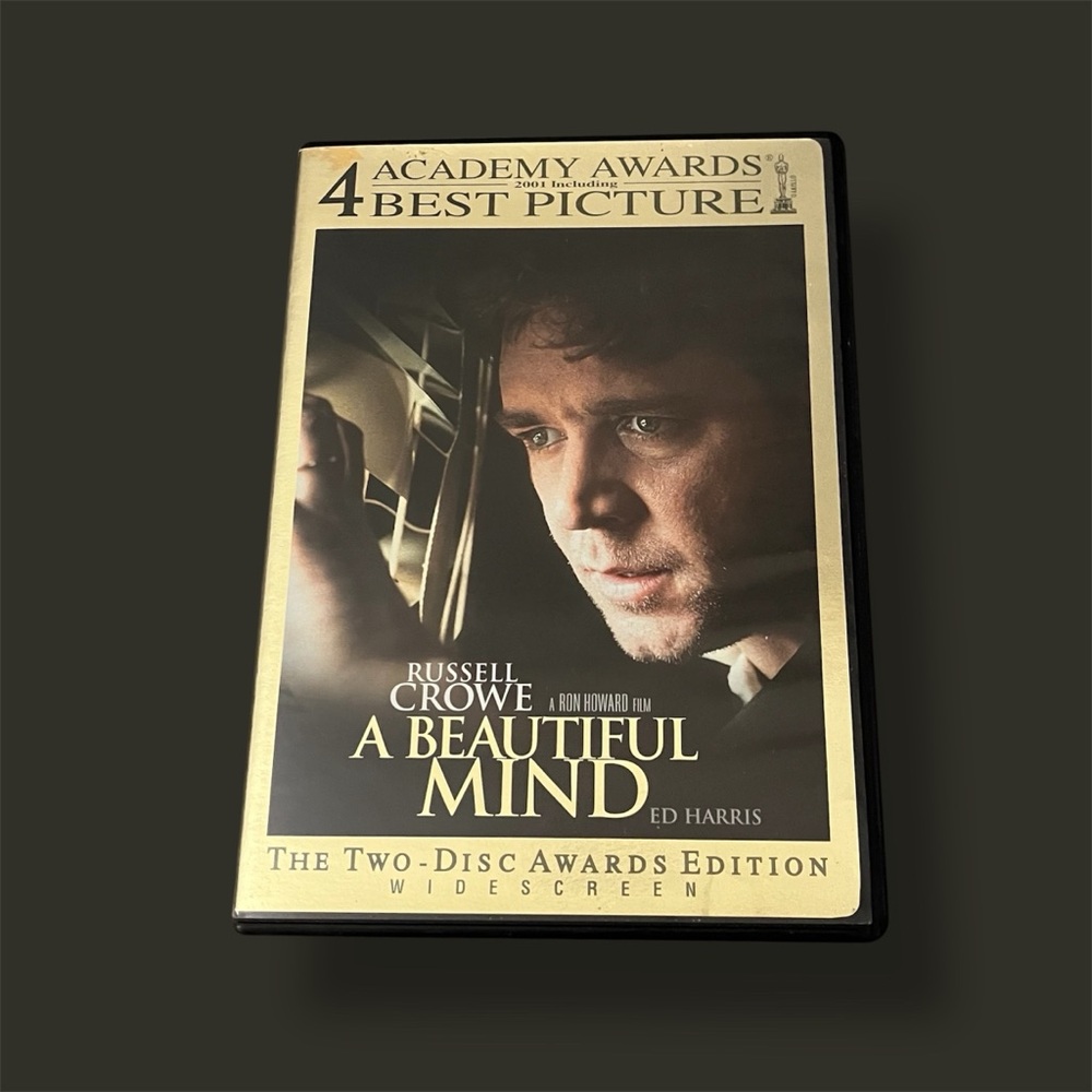 A Beautiful Mind DVD 2 Disc AwardSet~ Russell Crowe ~ 4 Oscars Perfect Condition